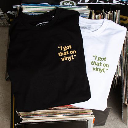 Crest I Got That Vinyl Green - Tshirt - Black