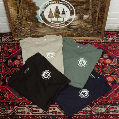 Crest Illegal Rave Conservation - Tshirt - Stone