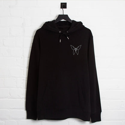 Crest origami Butterfly - Hood - Black