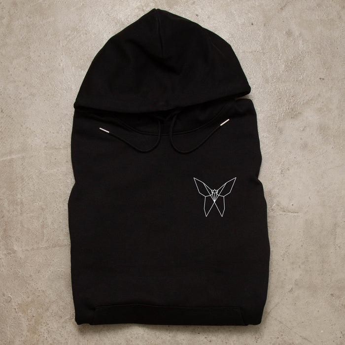 Crest origami Butterfly - Hood - Black