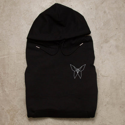 Crest origami Butterfly - Hood - Black