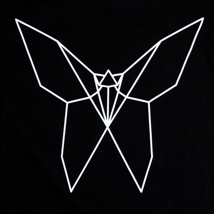 Crest Origami Butterfly - Sweatshirt - Black
