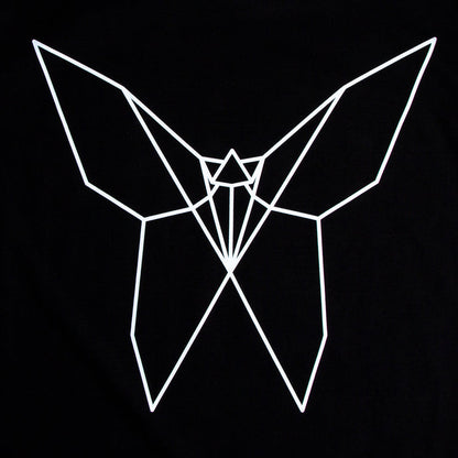 Crest Origami Butterfly - Sweatshirt - Black
