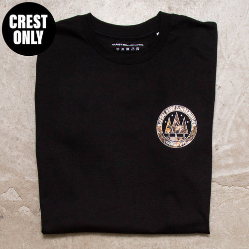 Crest Realtree Illegal Rave Print - Tshirt - Black