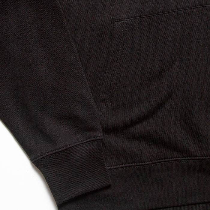 Crest Shroom Doodle - Pullover Hood - Black