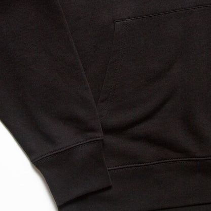 Crest Shroom Doodle - Pullover Hood - Black