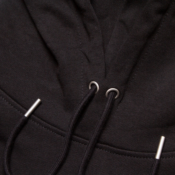 Crest Shroom Doodle - Pullover Hood - Black
