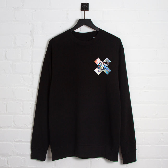 Crest Smiley 1 X Imprint - Sweatshirt - Black