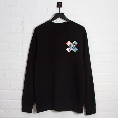 Crest Smiley 1 X Imprint - Sweatshirt - Black