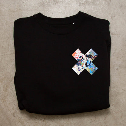 Crest Smiley 1 X Imprint - Sweatshirt - Black