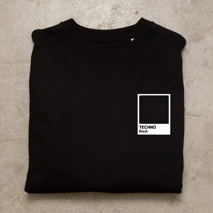 Crest Techno Black - Sweatshirt - Black