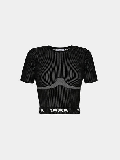 CROP TOP- BLACK