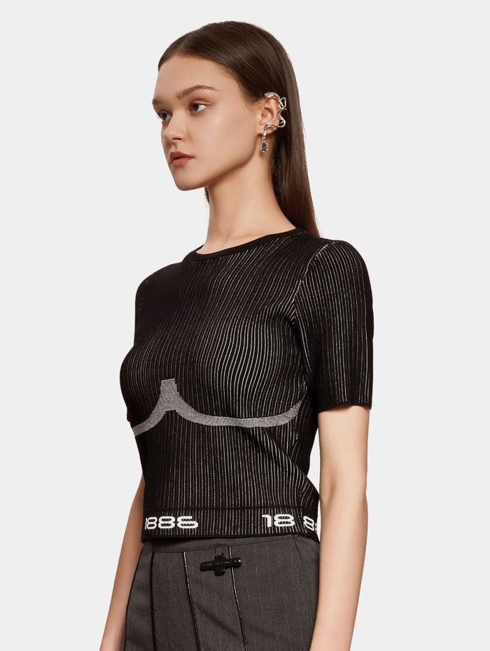 CROP TOP- BLACK
