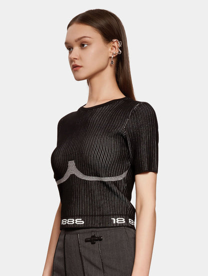 CROP TOP- BLACK
