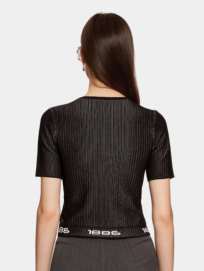 CROP TOP- BLACK