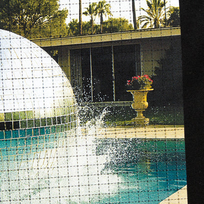 Disco Poolside Trip Back Print - Hood - Black
