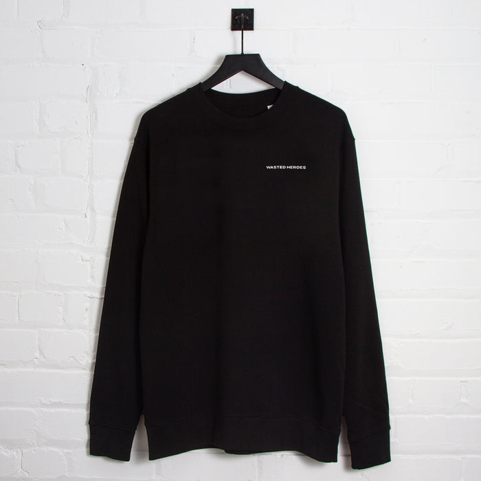 Disco Poolside Trip Back Print - Sweatshirt - Black