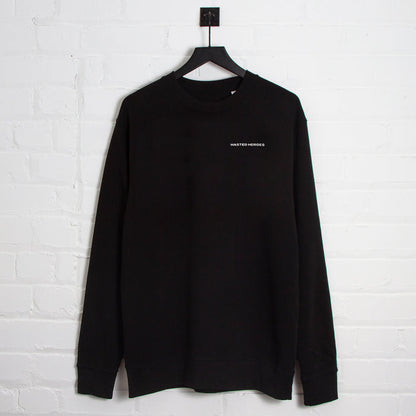 Disco Poolside Trip Back Print - Sweatshirt - Black