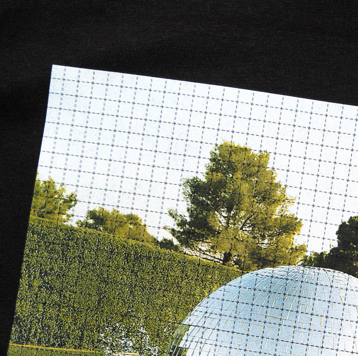 Disco Poolside Trip Front Print - Sweatshirt - Black