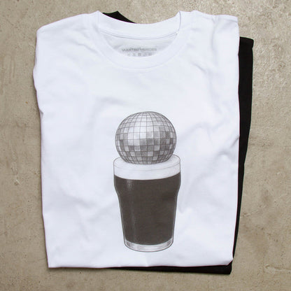 Disco Stout Front - Tshirt - White