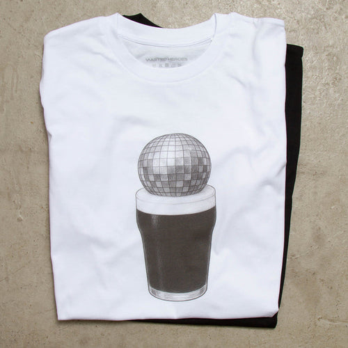 Disco Stout Front - Tshirt - White