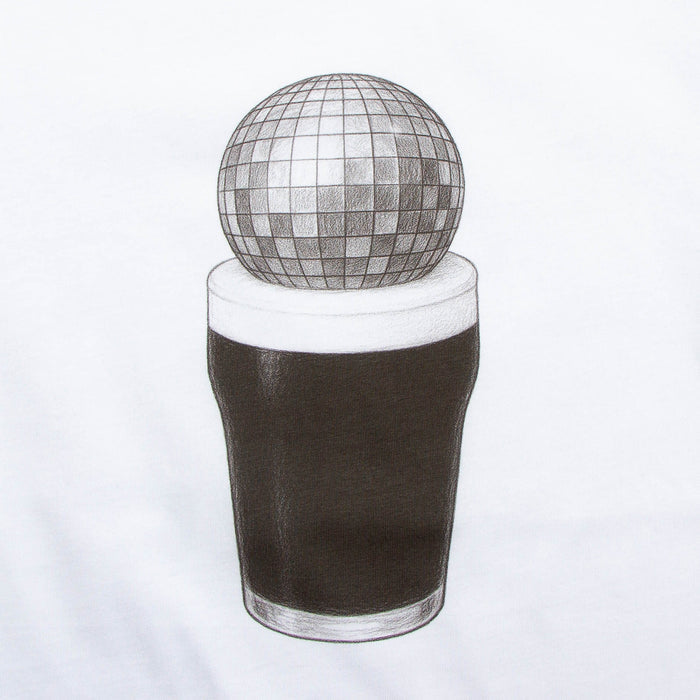 Disco Stout Front - Tshirt - White