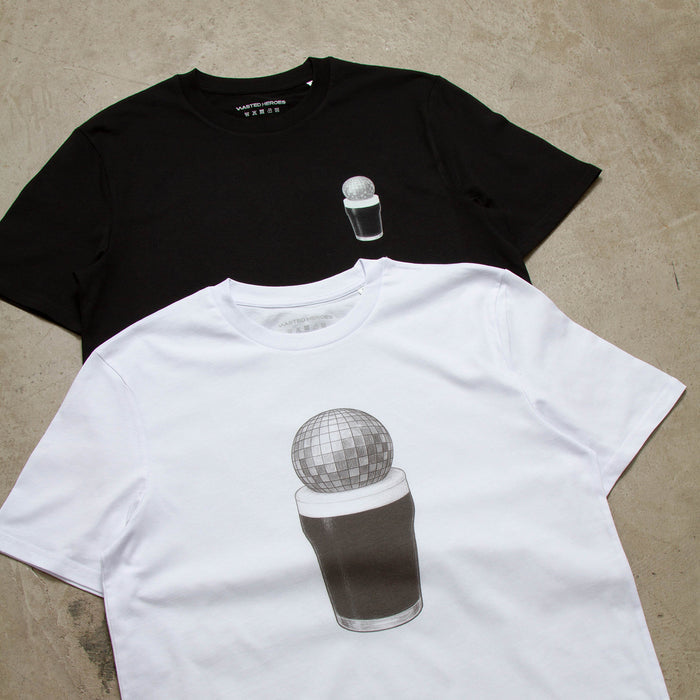 Disco Stout Front - Tshirt - White