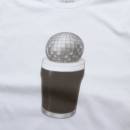 Disco Stout Front - Tshirt - White