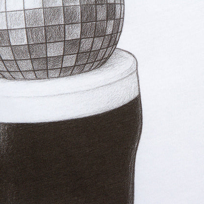 Disco Stout Front - Tshirt - White