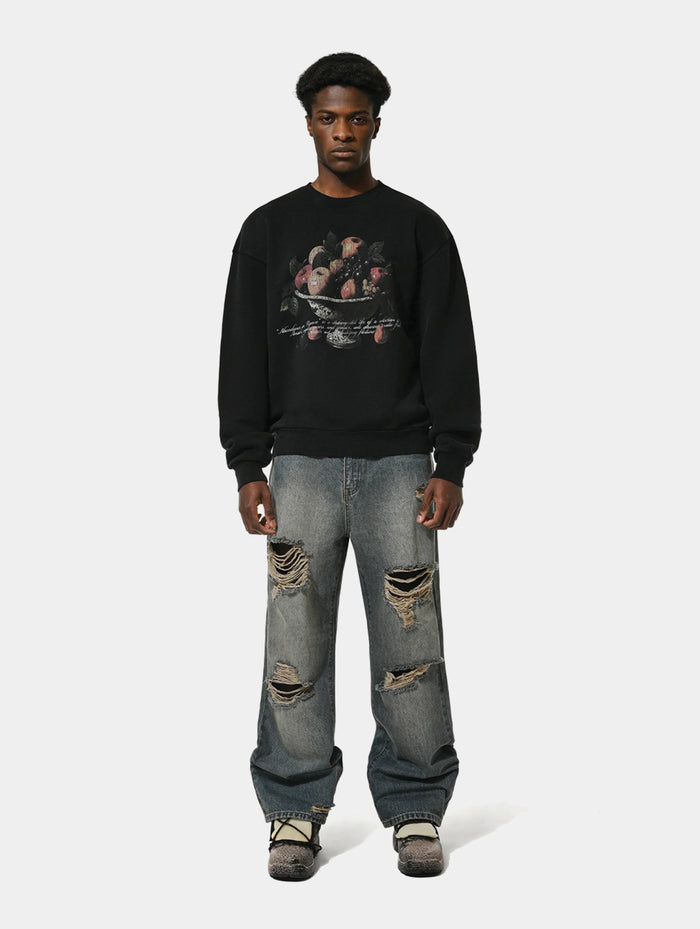 DISTRESSED DENIM - BLUE