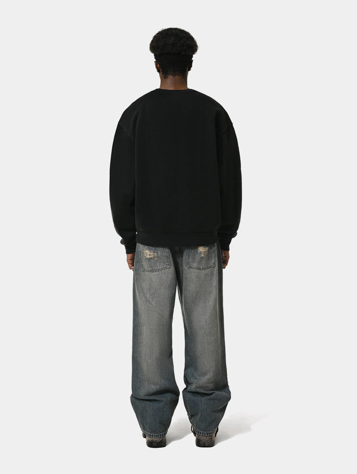 DISTRESSED DENIM - BLUE