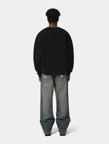 DISTRESSED DENIM - BLUE
