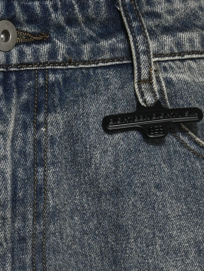 DISTRESSED DENIM - BLUE
