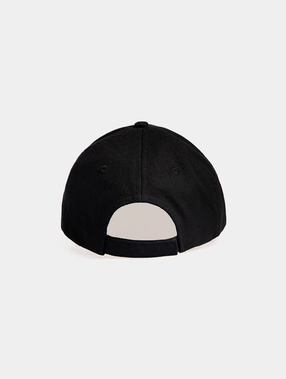 DISTRESSED “E” CAP SOFT - BLACK
