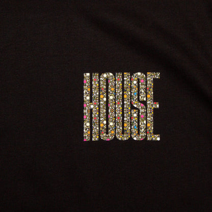 Dots Higher House Back Print - Tshirt - Black