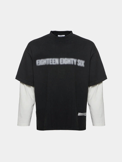 DOUBLE T- SHIRT - BLACK