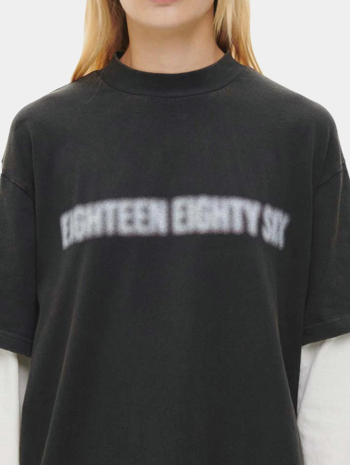 DOUBLE T- SHIRT - BLACK