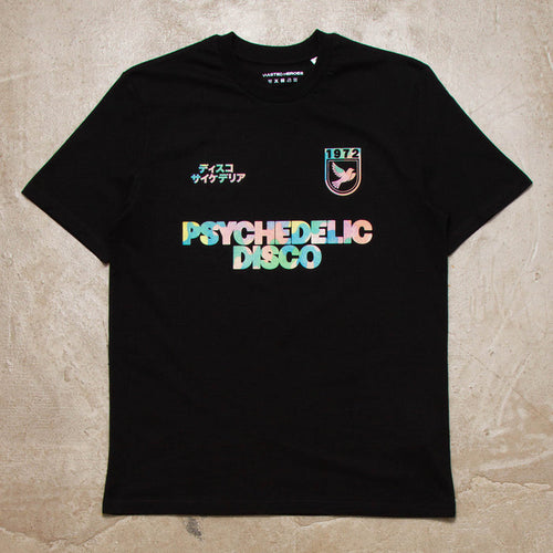 Drill Pastel Camo Psychedelic Disco  - Tshirt - Black