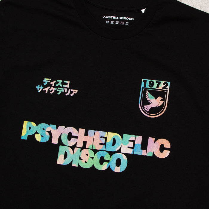 Drill Pastel Camo Psychedelic Disco  - Tshirt - Black