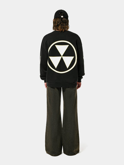 “E” SWEATSHIRT - BLACK