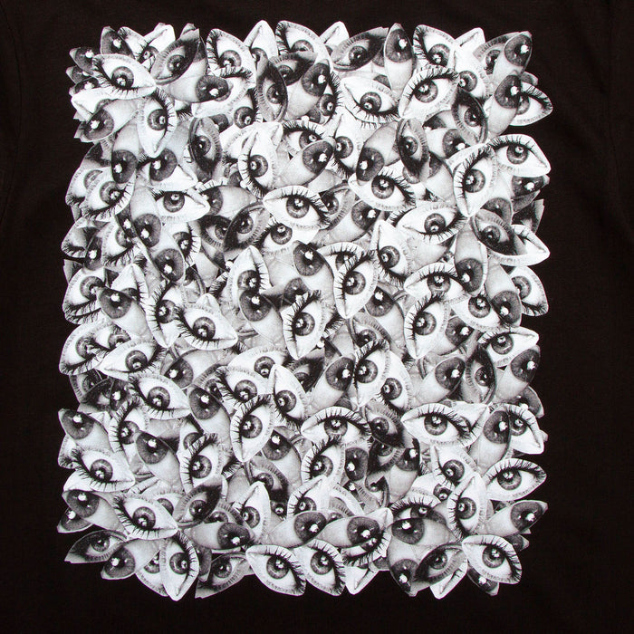 Echo Eye Back Print - Tshirt - Black
