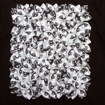 Echo Eye Back Print - Tshirt - Black