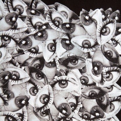 Echo Eye Back Print - Tshirt - Black