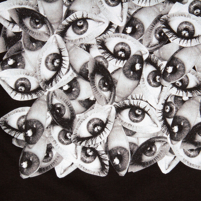 Echo Eye Back Print - Tshirt - Black