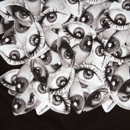 Echo Eye Back Print - Tshirt - Black