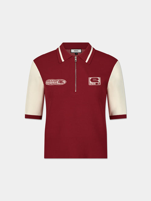 EES KNIT ZIP POLO