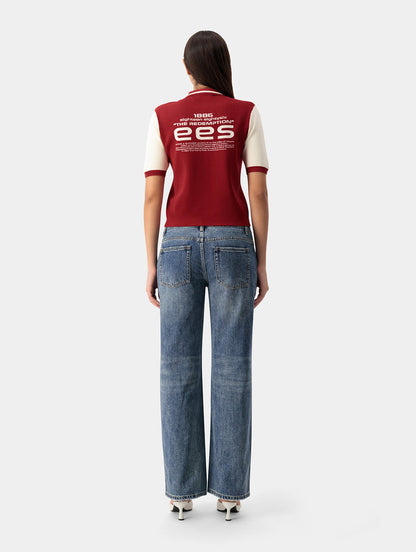 EES KNIT ZIP POLO