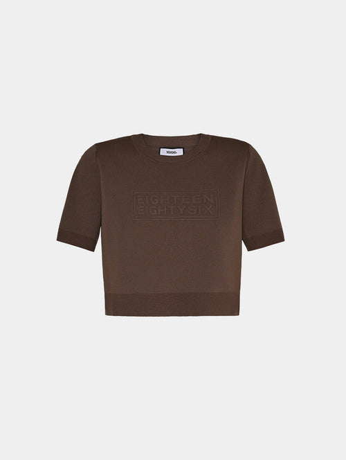 EIGHTEEN EIGHTY SIX BROWN TOP