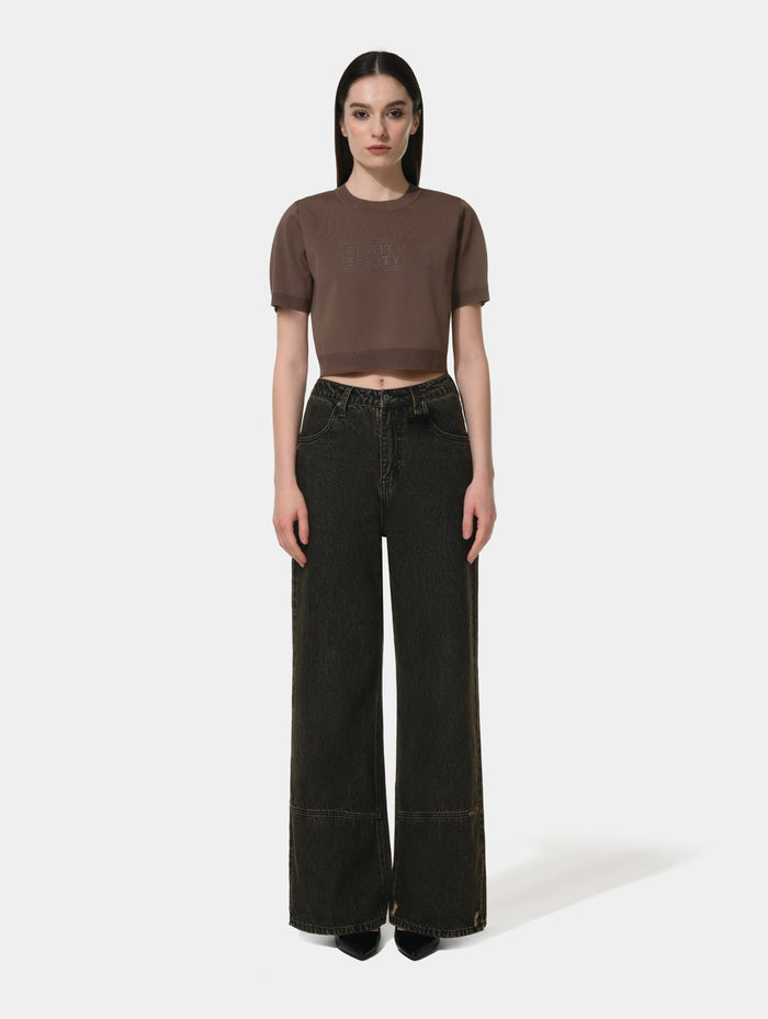 EIGHTEEN EIGHTY SIX BROWN TOP