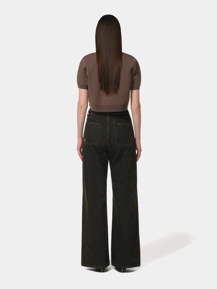 EIGHTEEN EIGHTY SIX BROWN TOP